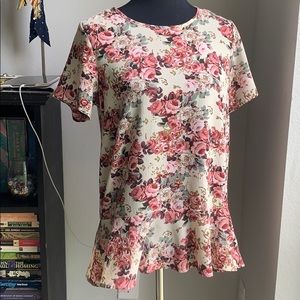 Floral Blouse - Ruffled